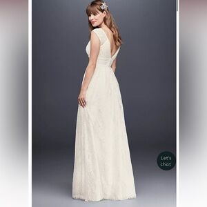 David’s Bridal Galina Lace Sheath